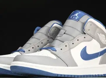 Hyperoad Cement True JORDAN 1 MID Blue 0621